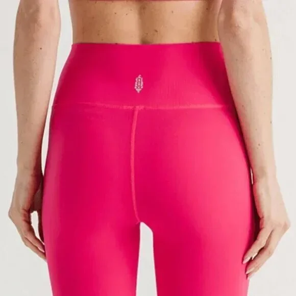 NWT Free People Movement Never Better Hot Pink Leggings - Picture 4 of 8